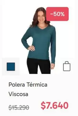Polera Térmica Viscosa