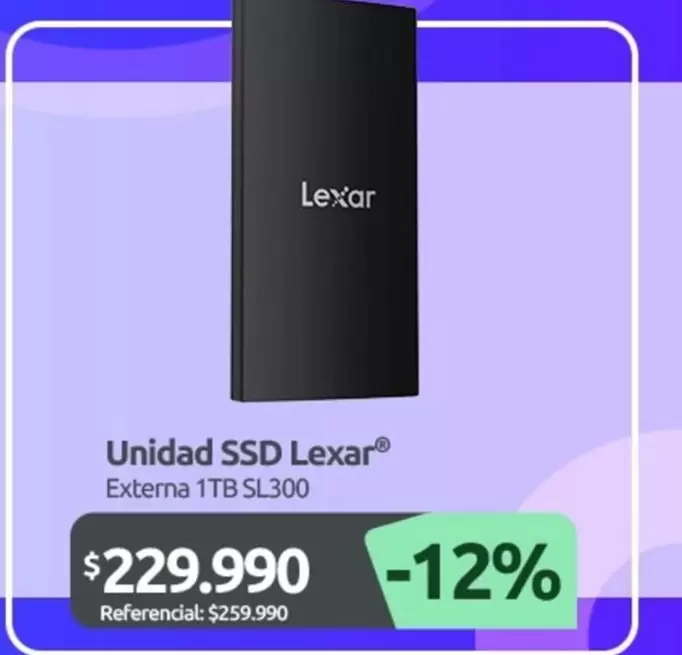 Lexar -   Externa 1tb Sl300