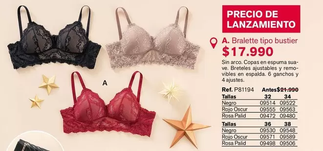 Bralette Tipo Bustier