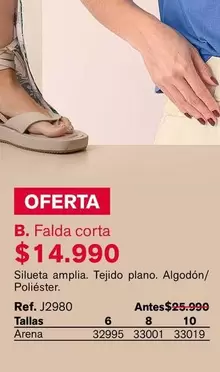 Falda Corta