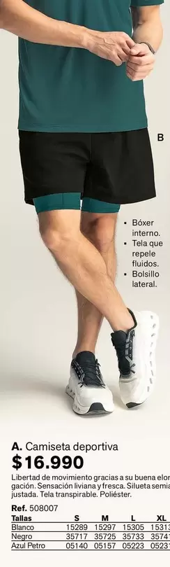 Camisa Deportiva