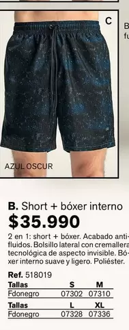 Suave - Short + Boxer Interno