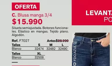 Blusa Manga 3/4