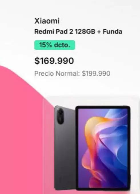 Xiaomi - Redmi Pad 2 128gb + Funda