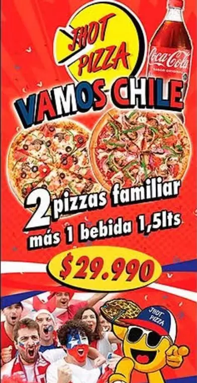 Coca Cola - Pizza Familiar