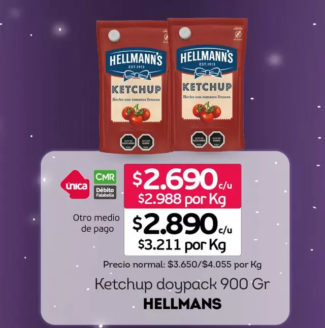 Hellmann's - Ketchup Doypack