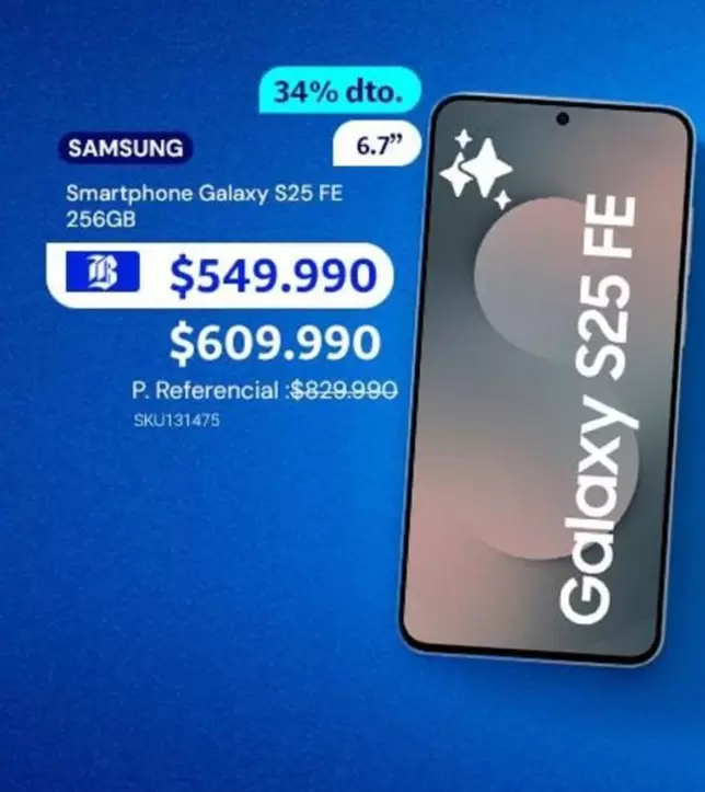 Samsung - Smartphone Galaxy S25 FE 256GB