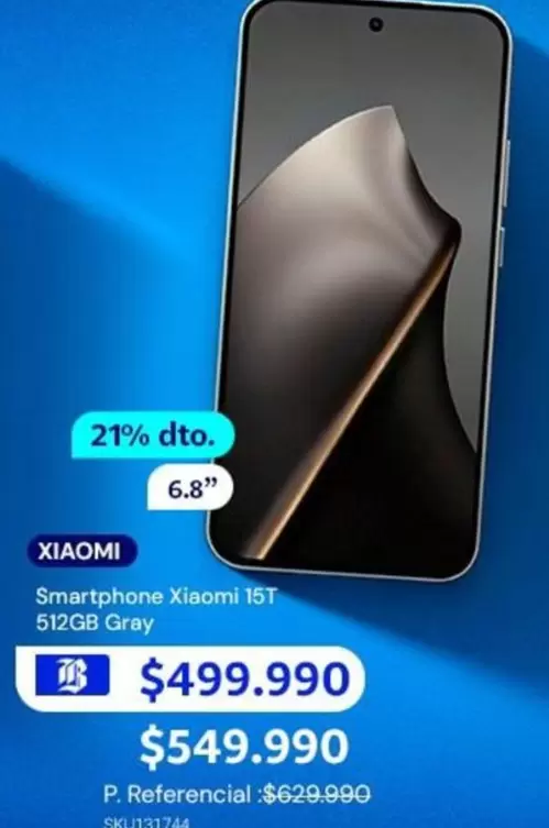 Xiaomi - Smartphone  I5t 512gb Gray