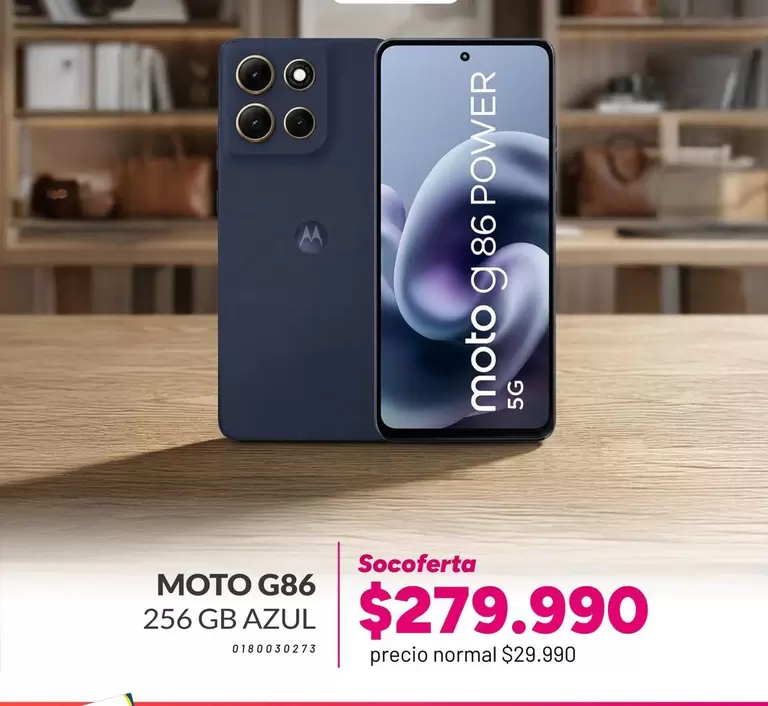 Motorola - Moto G86 256 Gb Azul