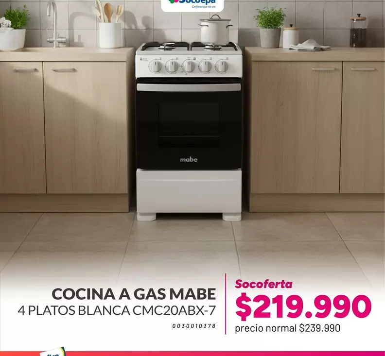 Mabe - Cocina A Gas