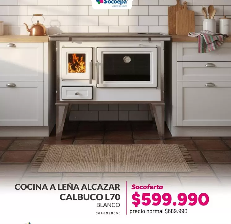 Cocina A Leña Alcazar L70