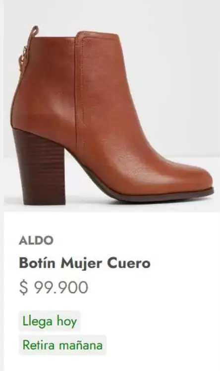 Botín Mujer Cuero
