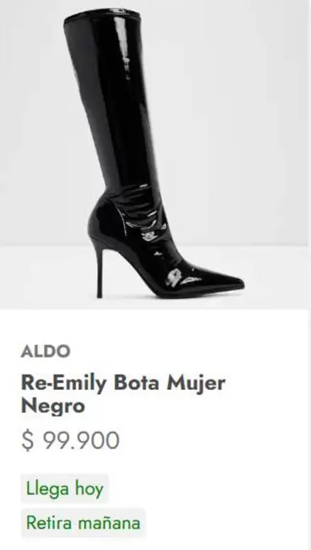 Re-Emily Bota Mujer Negro
