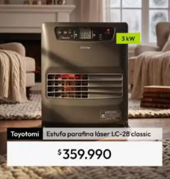 Toyotomi - Estufa Parafina Láser Lc-28 Classic