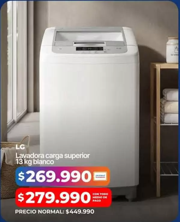 LG - Lavadora Carga Superior