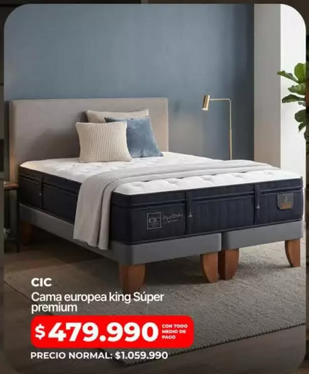 Cic - Cama Europea King Super Premium