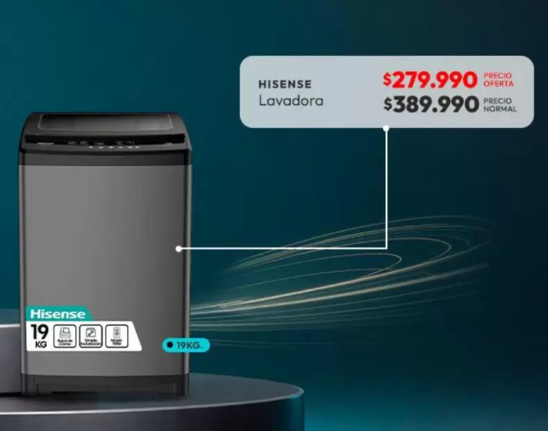 Hisense - Lavadora