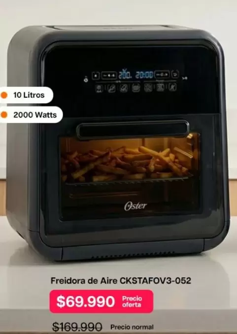 Oster - Freidora De Aire Ckstafov3-0052