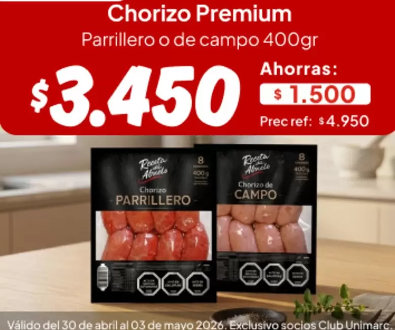 Club - Chorizo Premium
