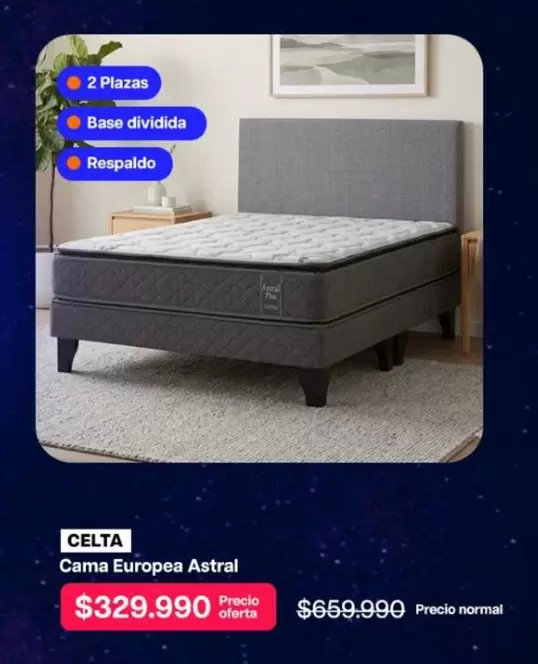 Celta - Cama Europea Astral