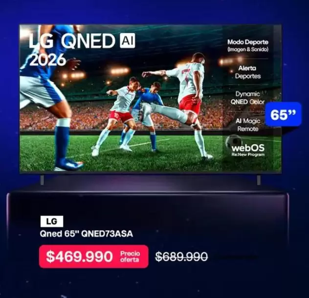 LG - Qned 65 QNED73ASA