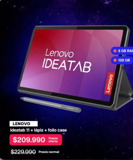 Lenovo - Ideatab 11 + Ipl2 + Folio Case