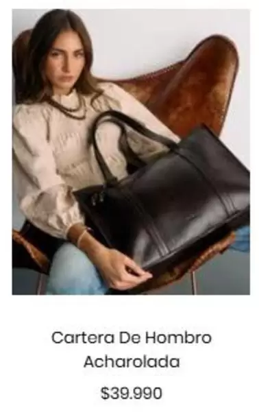 Cartera De Hombre Acharolada