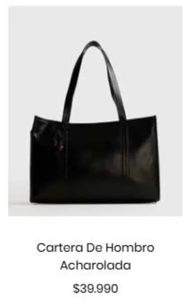 Cartera De Hombre Acharolada