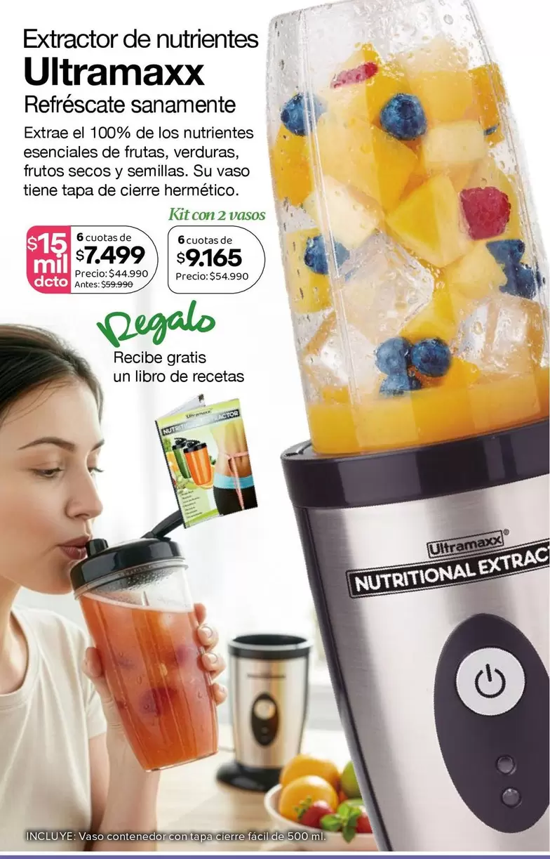 Extractor De Nutrientes Ultramaxx