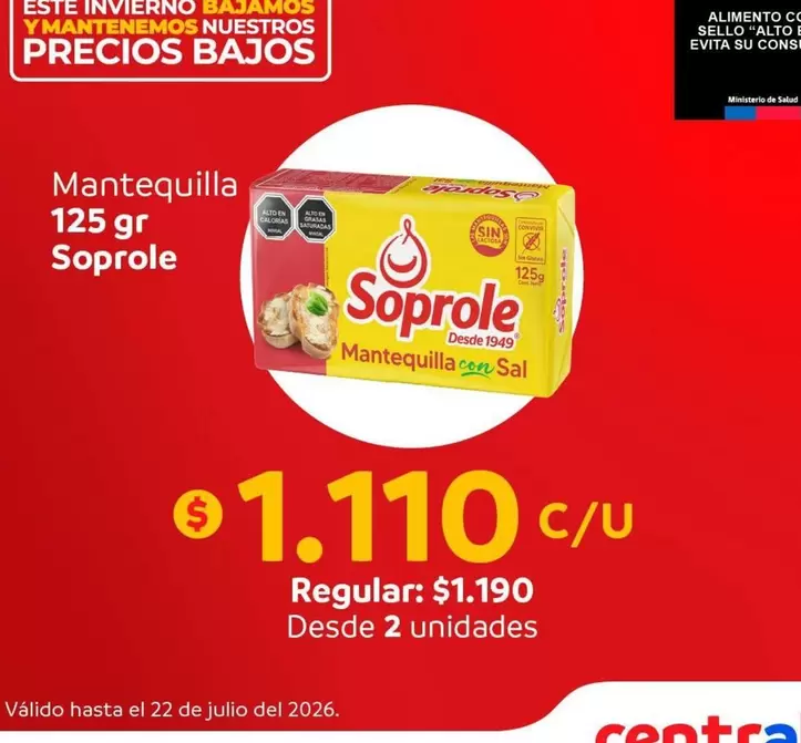 Soprole - Mantequilla