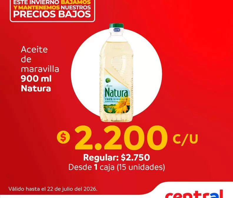 Natura - Aceite De Maravilla