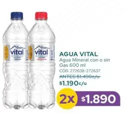 Vital - Agua Mineral Con O Sin Gas