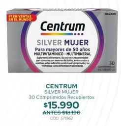 Centrum - Silver Mujer