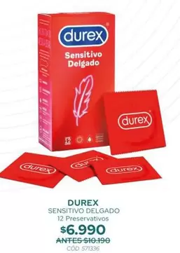 Durex - Sensitivo Delgado