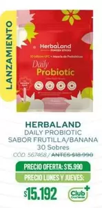 Daily - Probiotic Sabor Frutilla/banana