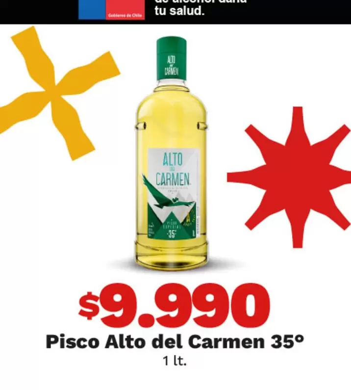Carmen - Pisco Alto Del  35°