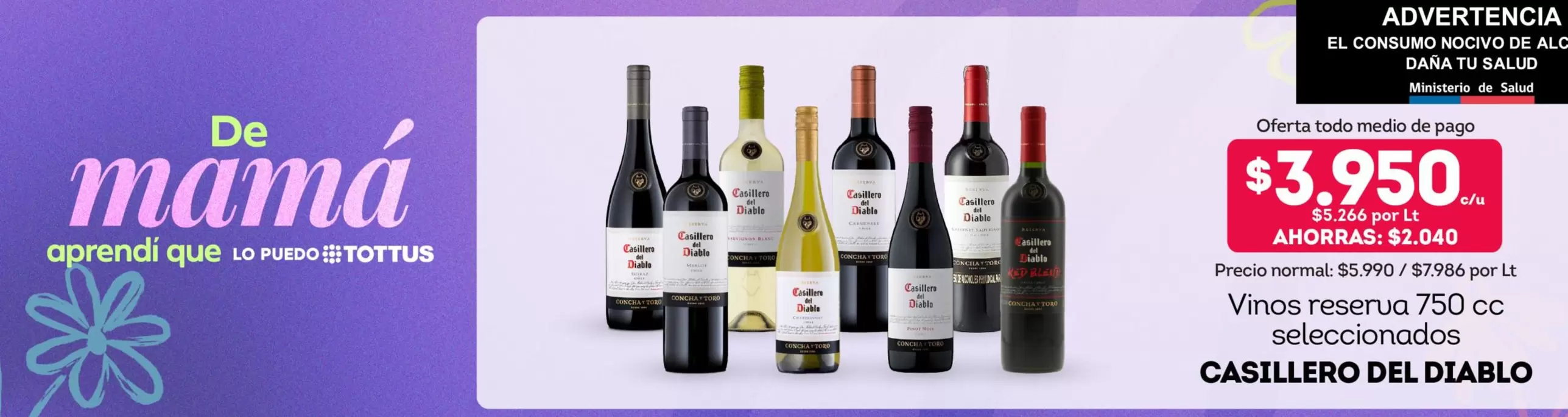 Casillero del Diablo - Vinos Tequila 750 Cl