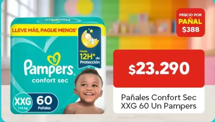 Pampers - Pañales Confort Sec