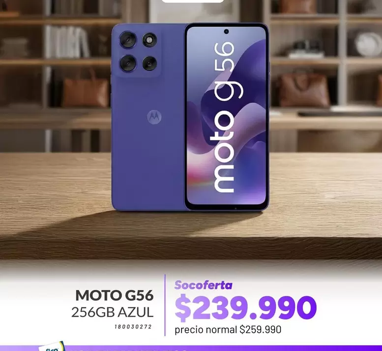 Motorola - Moto G56 256GB Azul
