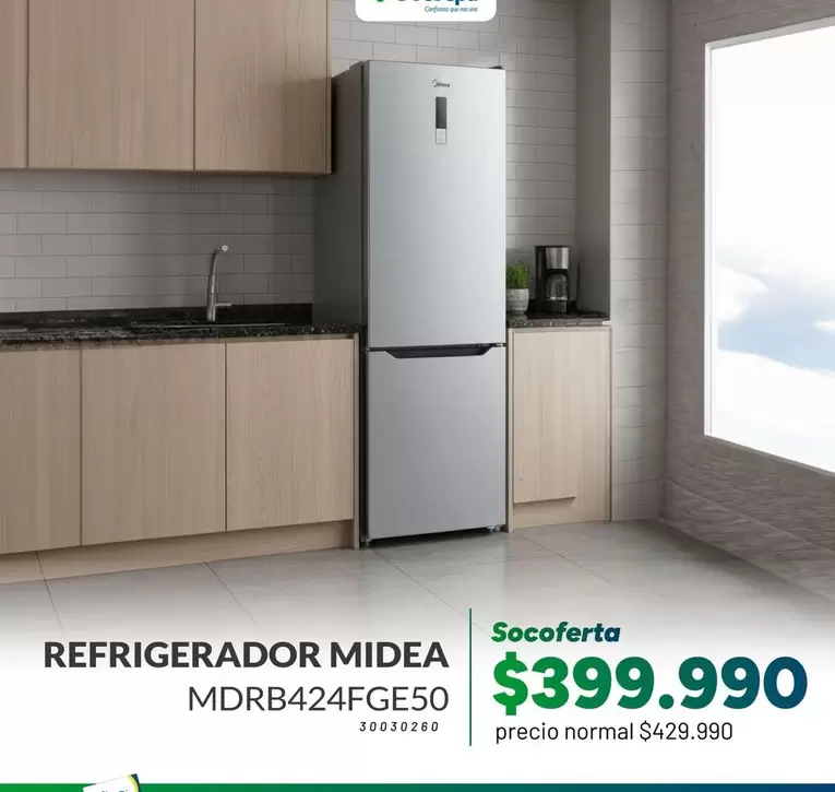 Midea - Refrigerador MDRB424FGE50