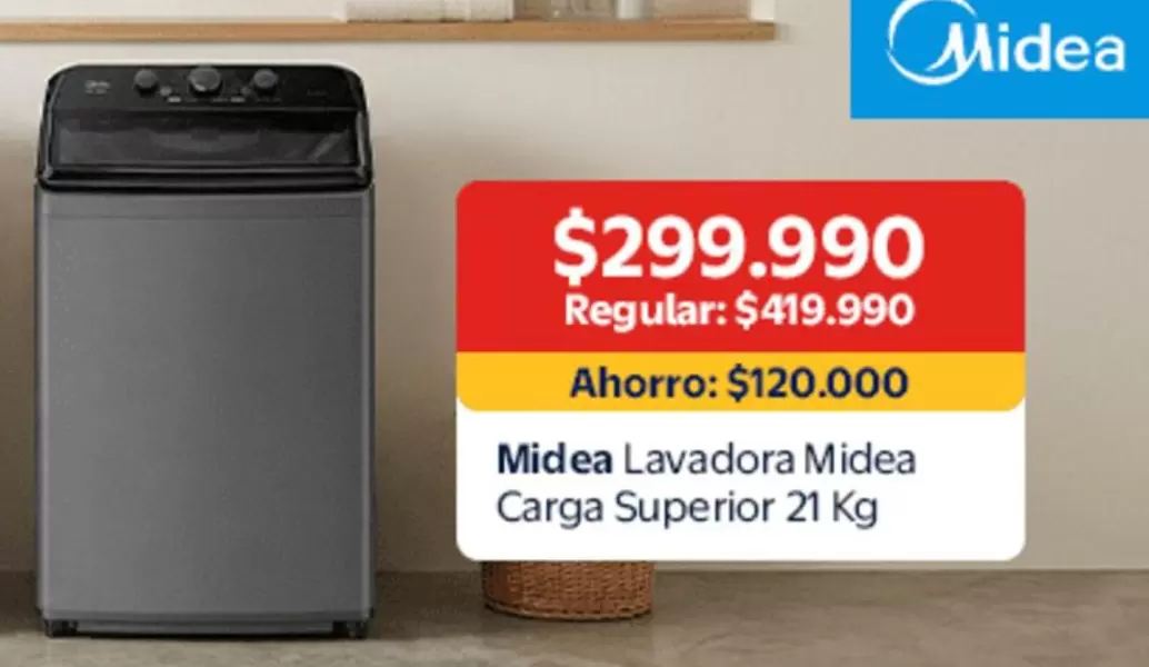 Midea - Lavadora