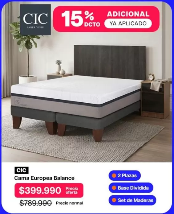 Cic - Cama Europea Balance