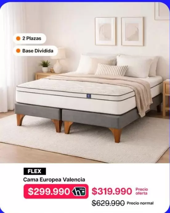 Flex - Cama Europea Valencia