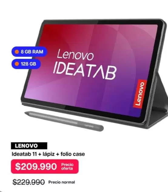 Lenovo - Ideatab 11+ Lapiz + Folio Case