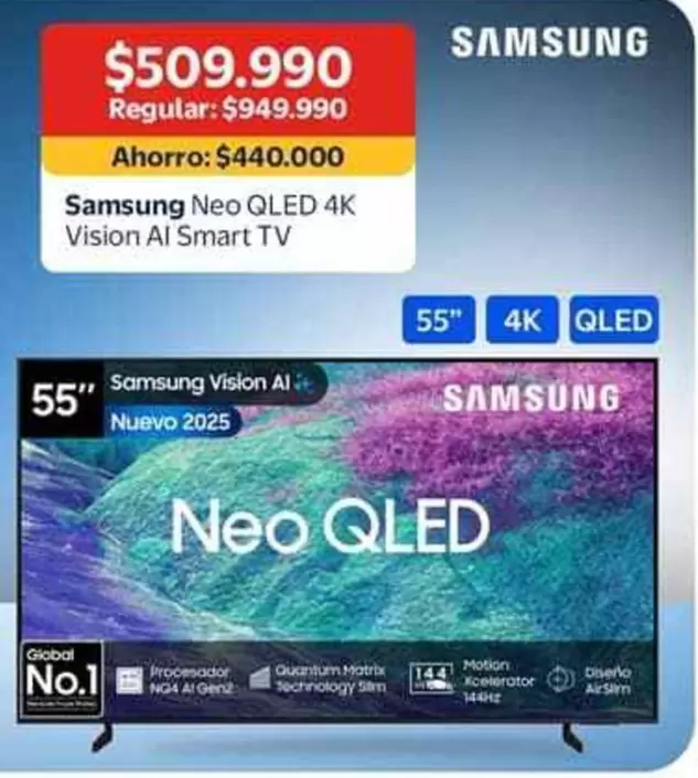 Samsung - Qled 4k Vision Al Smart Tv