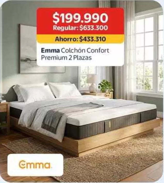 Confort - Colchón  Premium 2 Plazas