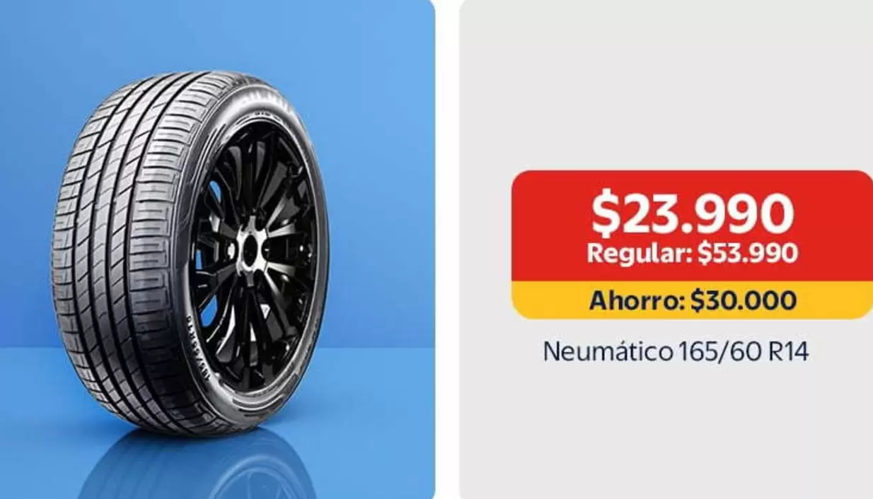 Neumático 165/60 R14