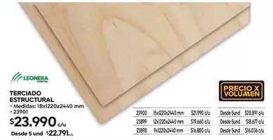 TERCIADO ESTRUCTURAL