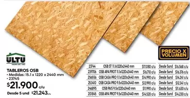 Tabletros Osb