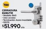 Yale - Cerradura Embutir